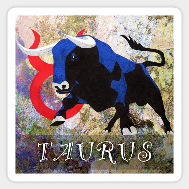 Taurus Sticker by DanielLoveday